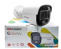 HIKVISION CAM 2MP BULLET COLORVU PLASTIC WITH MIC ( DS-2CE10DF0T-PFS)