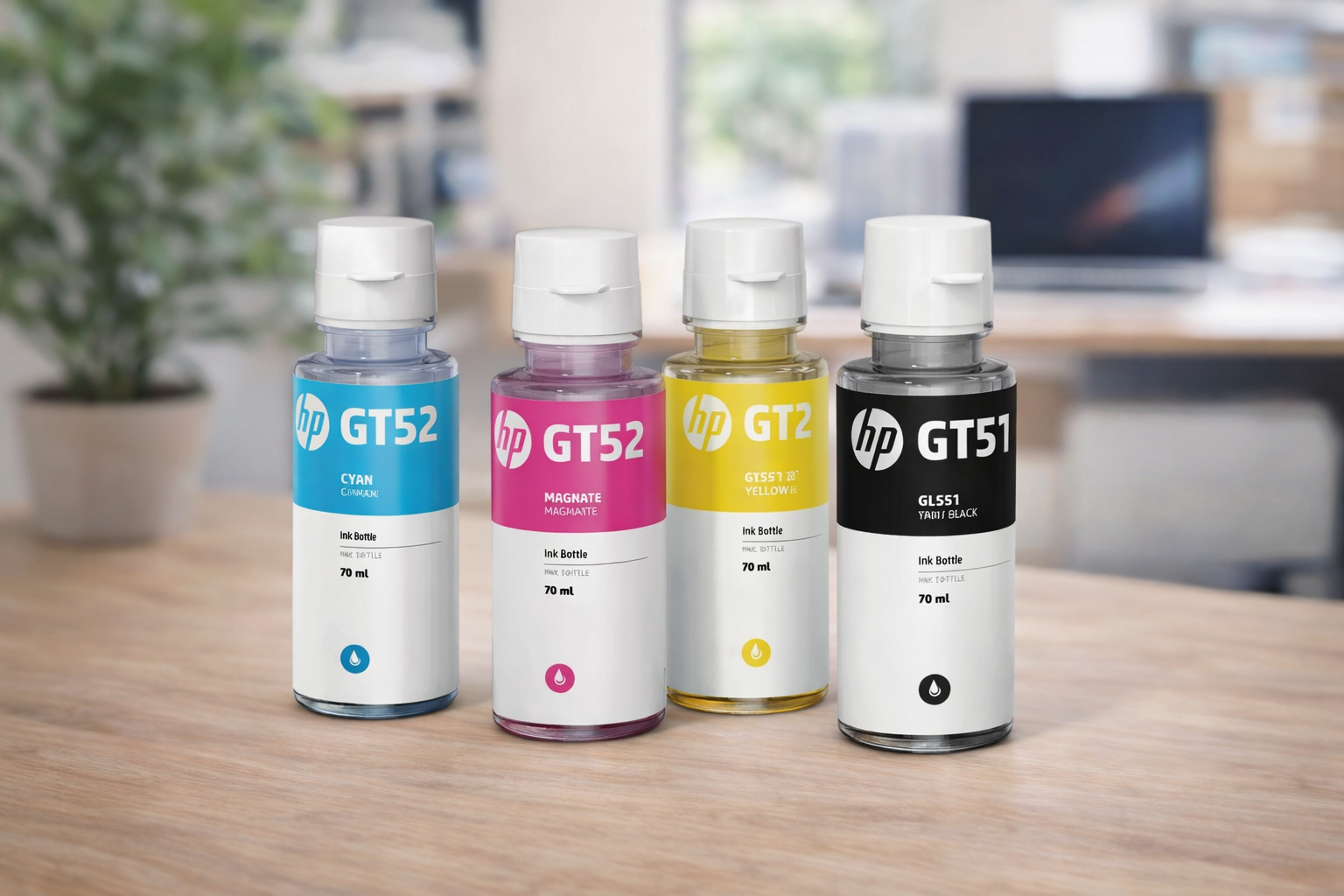 HP INK GT52 COLOR &amp;amp; GT53 BLACK | A COMBO PACK OF 4