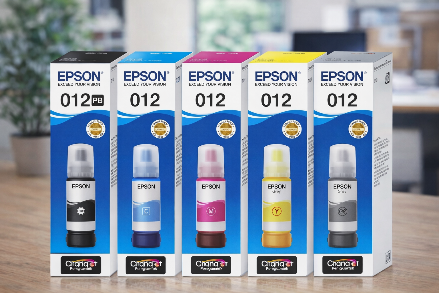 EPSON 012 INK BOTTLE | COMBO PACK OF 5