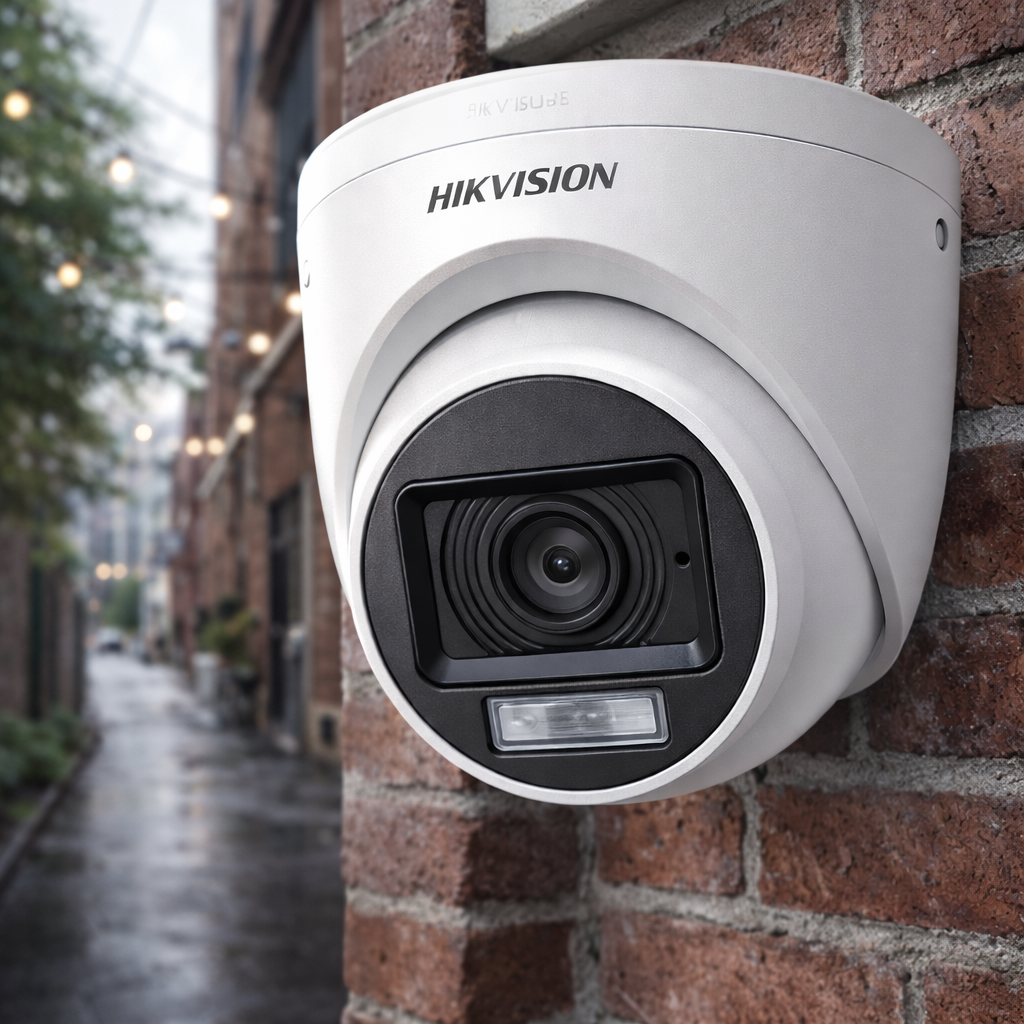 HIKVISION CAM 5MP DOME HYBRID COLOR DOME DS-2CE76KOT-LPFS