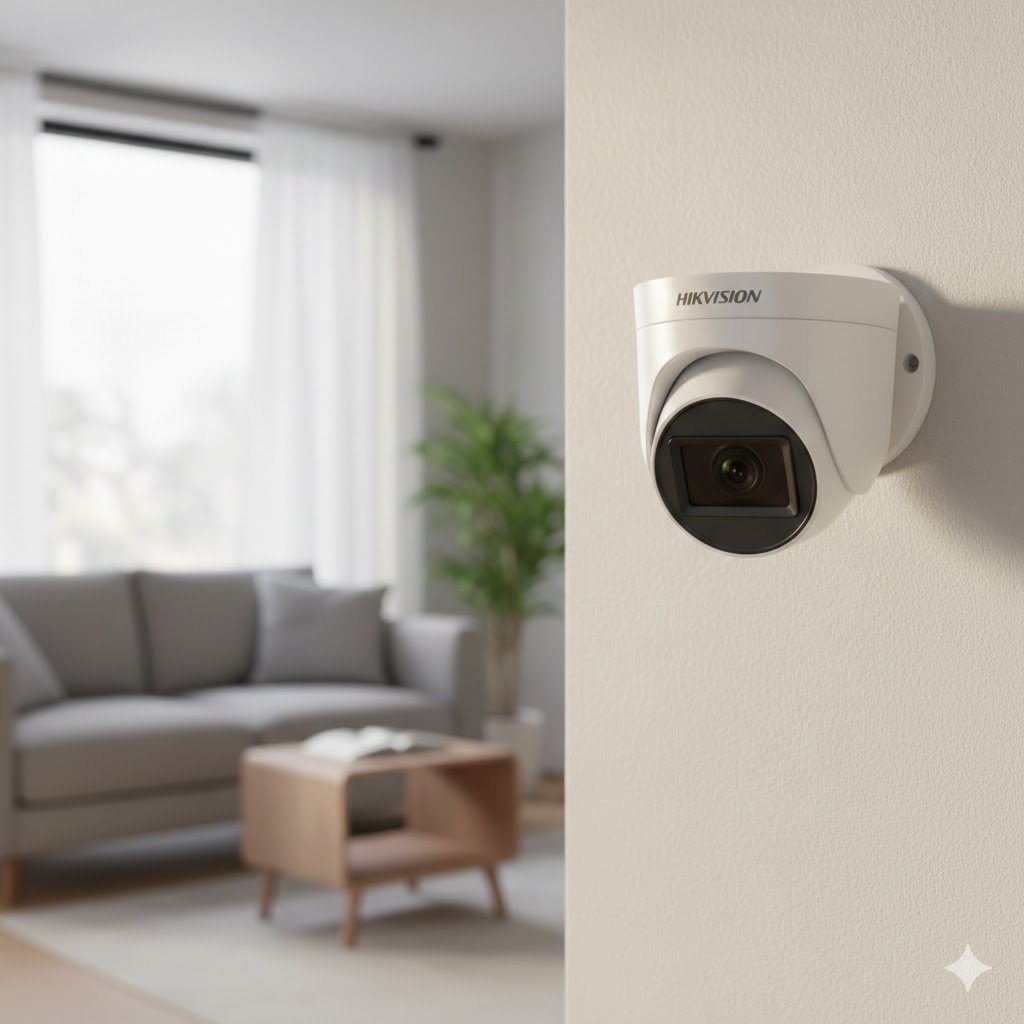 HIKVISION CAM 2MP COLOR DOME PLASTIC MIC DS-2CE70DF0T-PFS