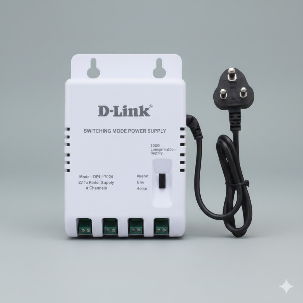 D-LINK 8CH POWER SUPPLY DPS-F1C08 - PLASTIC