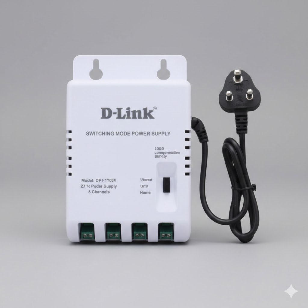 D-LINK 4CH POWER SUPPLY DPS-F1C04 - PLASTIC