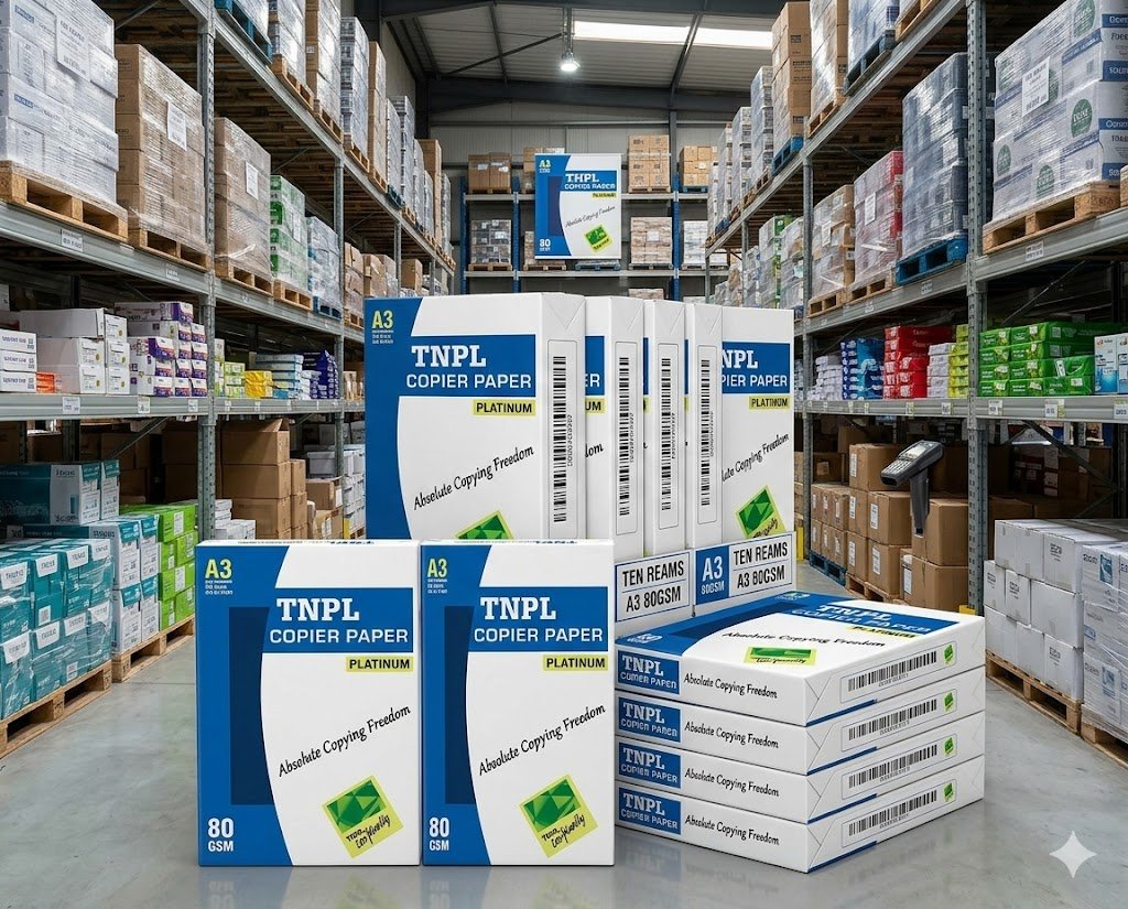 TNPL A3 Paper  70 GSM (PACK OF 10)