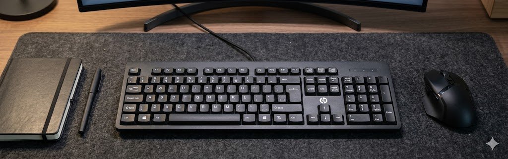 KEYBOARD USB HP K160