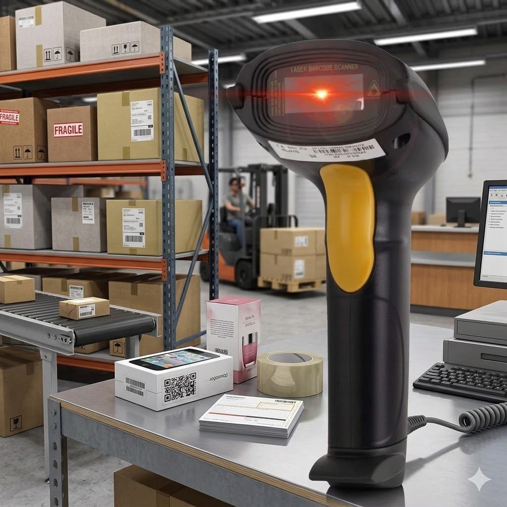 BARCODE SCANNER GOBBLER MJ2818C (2D WIRELESS)