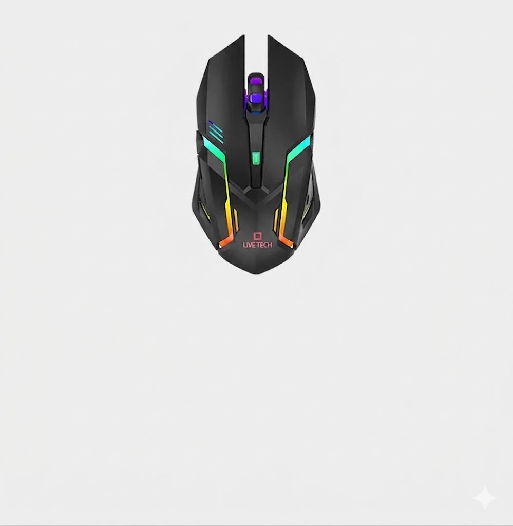 MOUSE WIRELESS RGB LIVETECH-TURBO