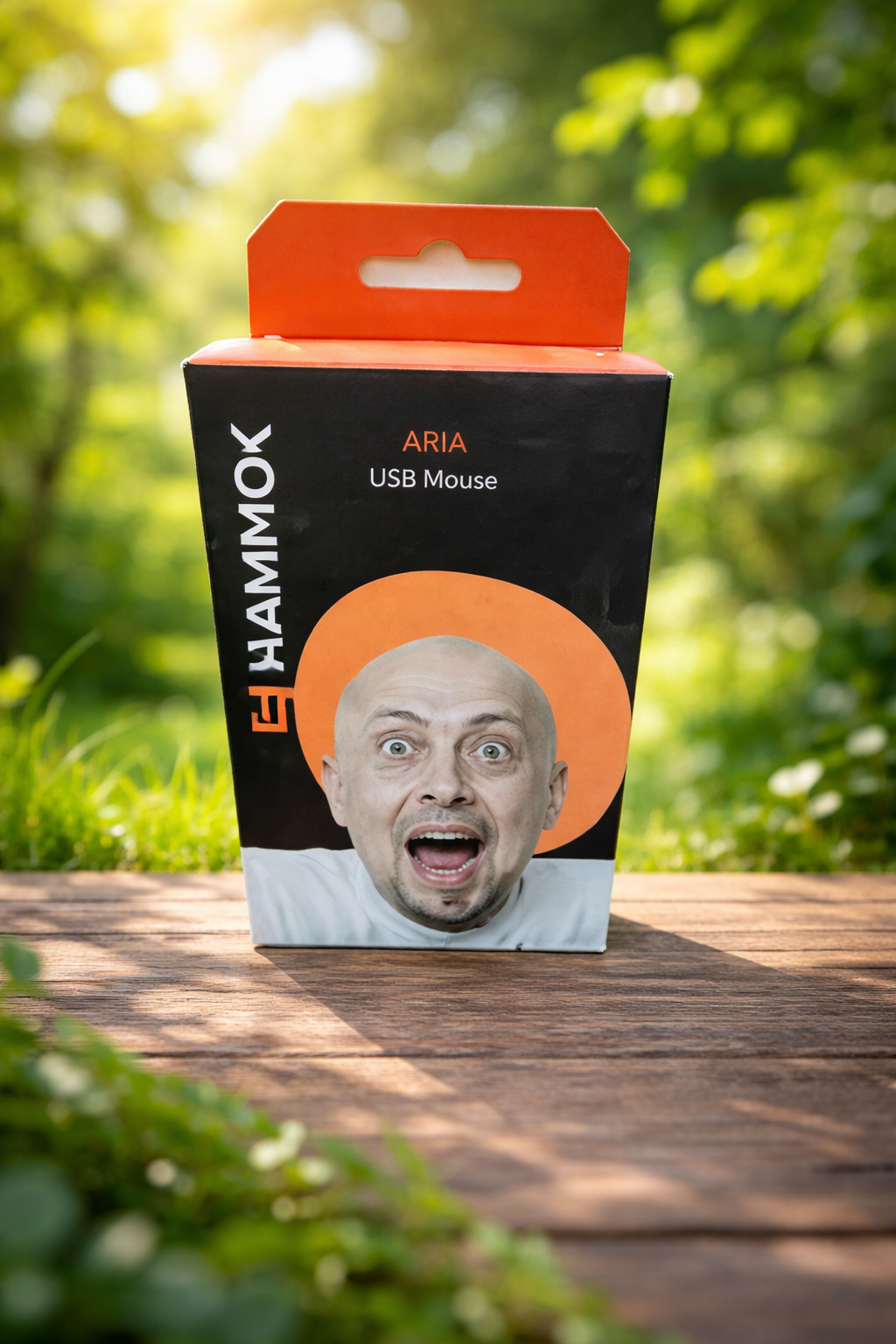 MOUSE USB HAMMOK BREE-BLACK