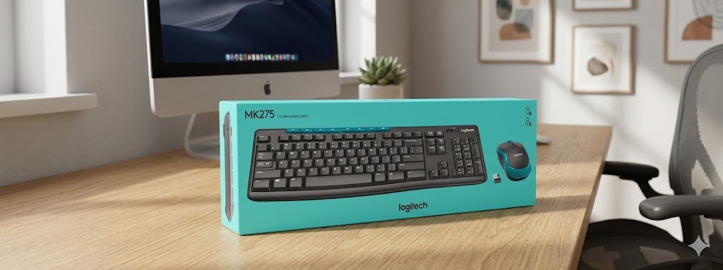 KEYBOARD WIRELESS LOGITECH COMBO MK275