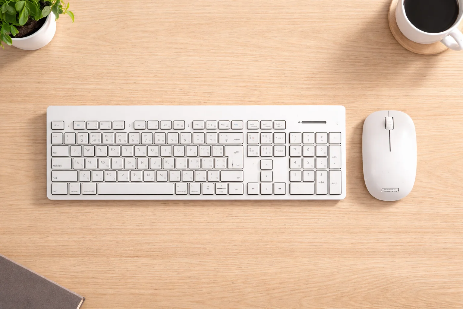 KEYBOARD WIRELESS COMBO POWERX CHOCOLITE MODEL [WHITE]