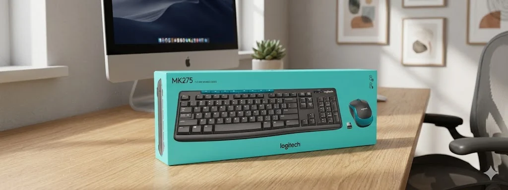 KEYBOARD MOUSE WIRELESS LOGITECH COMBO MK275